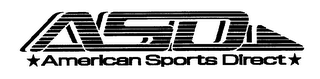ASD AMERICAN SPORTS DIRECT logo