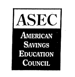 ASEC AMERICAN SAVINGS EDUCATION COUNCIL logo