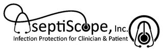 ASEPTISCOPE, INC. INFECTION PROTECTION FOR CLINICIAN & PATIENT logo