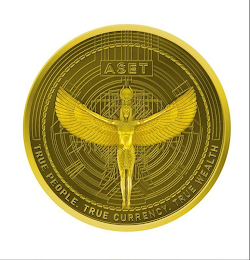ASET TRUE CURRENCY TRUE PEOPLE TRUE WEALTH logo