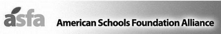 ASFA AMERICAN SCHOOLS FOUNDATION ALLIANCE logo
