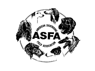 ASFA AMERICAN SIGHTHOUND FIELD ASSOCIATION logo