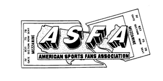 ASFA AMERICAN SPORTS FANS ASSOCIATION logo
