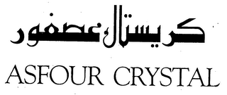 ASFOUR CRYSTAL logo