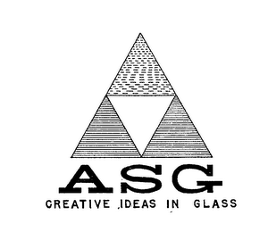 ASG CREATIVE IDEAS IN GLASS logo