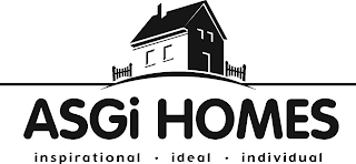 ASGI HOMES INSPIRATIONAL · IDEAL · INDIVIDUAL logo