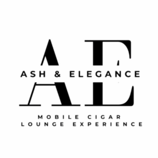 ASH & ELEGANCE MOBILE CIGAR LOUNGE EXPERIENCE AE logo