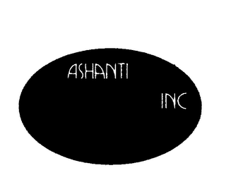 ASHANTI INC JAMAICAN PRODUCTS logo