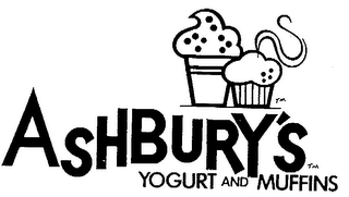 ASHBURY'S YOGURT AND MUFFINS logo