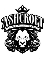 ASHCROFT FINE GLASSWARE logo