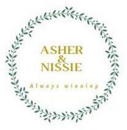 ASHER & NISSIE ALWAYS WINNING logo