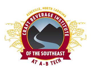 ASHEVILLE, NORTH CAROLINA CRAFT BEVERAGE INSTITUTE OF THE SOUTH EAST AT A-B TECH logo