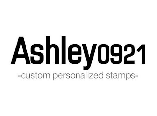 ASHLEY0921 -CUSTOM PERSONALIZED STAMPS- logo