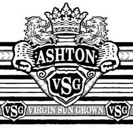 ASHTON VSG VIRGIN SUN GROWN logo