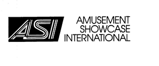 ASI AMUSEMENT SHOWCASE INTERNATIONAL logo