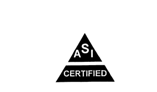ASI CERTIFIED logo