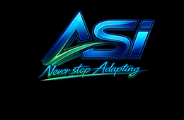 ASI NEVER STOP ADAPTING logo