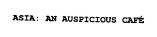 ASIA: AN AUSPICIOUS CAFE logo
