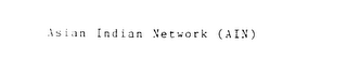 ASIAN INDIAN NETWORK (AIN) logo