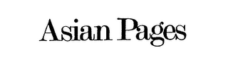 ASIAN PAGES logo