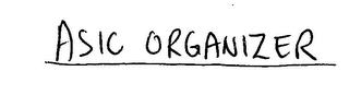 ASIC ORGANIZER logo