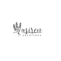 ASIREN GREETINGS logo