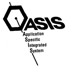 ASIS APPLICATION SPECIFIC INTEGRATED SYSTEM logo