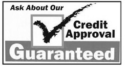 ASK ABOUT OUR CREDIT APPROVAL GUARANTEED logo