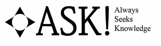 ASK! ALWAYS SEEKS KNOWLEDGE logo