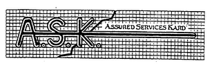 A.S.K. ASSURED SERVICES KARD logo