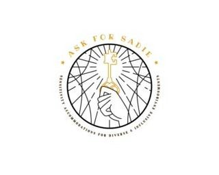 ASK FOR SADIE SENSITIVITY ACCOMMODATIONS FOR DIVERSE AND INCLUSIVE ENVIRONMENTS logo