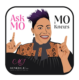 ASK MO MO KNOWS MJ MONIQUE JE' CEO CHOOSE EXCEPTIONAL OPTIONS logo