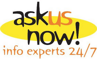 ASK US NOW! INFO EXPERTS 24/7 logo