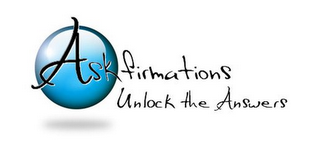 ASKFIRMATIONS UNLOCK THE ANSWERS logo