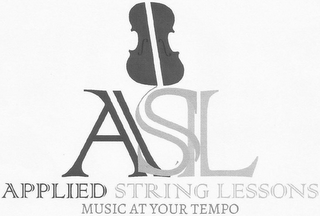 ASL APPLIED STRING LESSONS MUSIC AT YOUR TEMPO logo