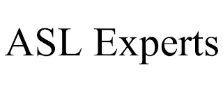 ASL EXPERTS logo