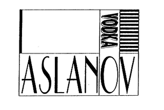 ASLANOV VODKA logo