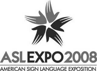 ASLEXPO2008 AMERICAN SIGN LANGUAGE EXPOSITION logo