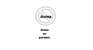 ASMA ASMA NO PARAME. logo