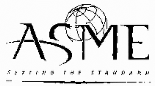 ASME SETTING THE STANDARD logo