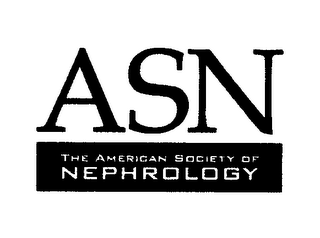 ASN THE AMERICAN SOCIETY OF NEPHROLOGY logo