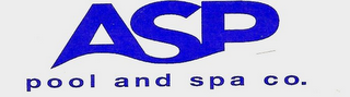 ASP POOL AND SPA CO. logo