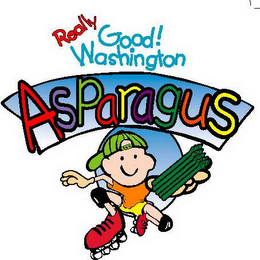 ASPARAGUS REALLY GOOD! WASHINGTON logo