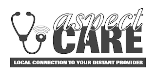 ASPECT CARE LOCAL CONNECTION TO YOUR DISTANT PROVIDER logo