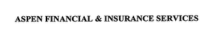 ASPEN FINANCIAL & INSURANCE SERVICES logo