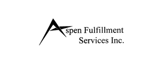 ASPEN FULFILLMENT SERVICES INC. logo