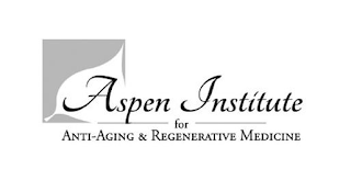 ASPEN INSTITUTE FOR ANTI-AGING & REGENERATIVE MEDICINE logo