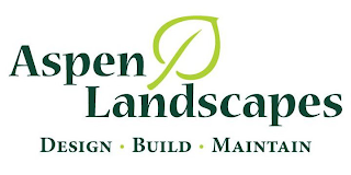 ASPEN LANDSCAPES DESIGN BUILD MAINTAIN logo