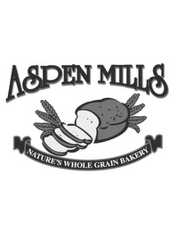 ASPEN MILLS NATURE'S WHOLE GRAIN BAKERY logo
