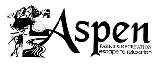 ASPEN PARKS & RECREATION ESCAPE TO RELAXATION logo